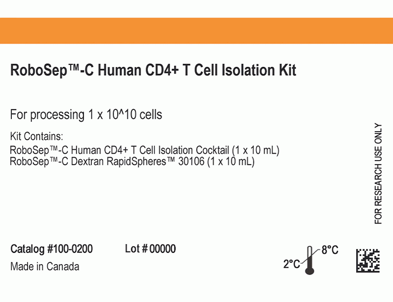 RoboSep™-C Human CD4+ T Cell Isolation Kit