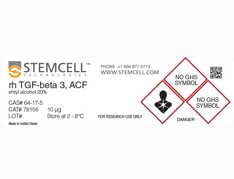 Human Recombinant TGF-beta 3, ACF